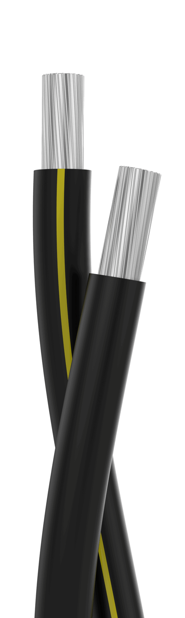 URD Duplex UL Type USE-2, 1350 Aluminum Conductors, 90°C Dry or Wet, Rated 600 V